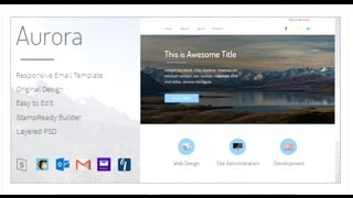 Aurora - Responsive Email Template | Themeforest Download