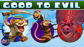 The Ice Age Adventures of Buck Wild Characters: Good to Evil