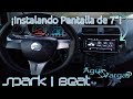 INSTALAR ESTEREO/RADIO DE PANTALLA 2 DIN 7 PULGADAS EN SPARK/BEAT | Agus Vargas