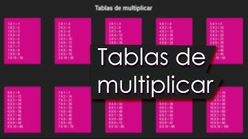TABLAS DE MULTIPLICAR CON CICLO FOR. HTML, CSS Y JAVASCRIPT.