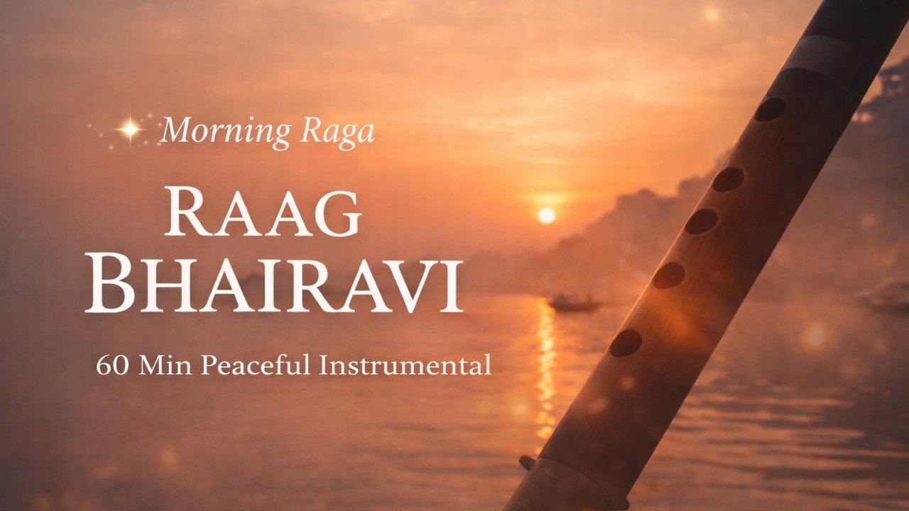 Raag Bhairavi  60 Min Morning Peaceful Indian Classical Instrumental  Meditation & Relaxation Music