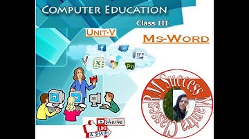 CBSE Class-3 || Computer ||  Chapter -5 || MS-Word ||