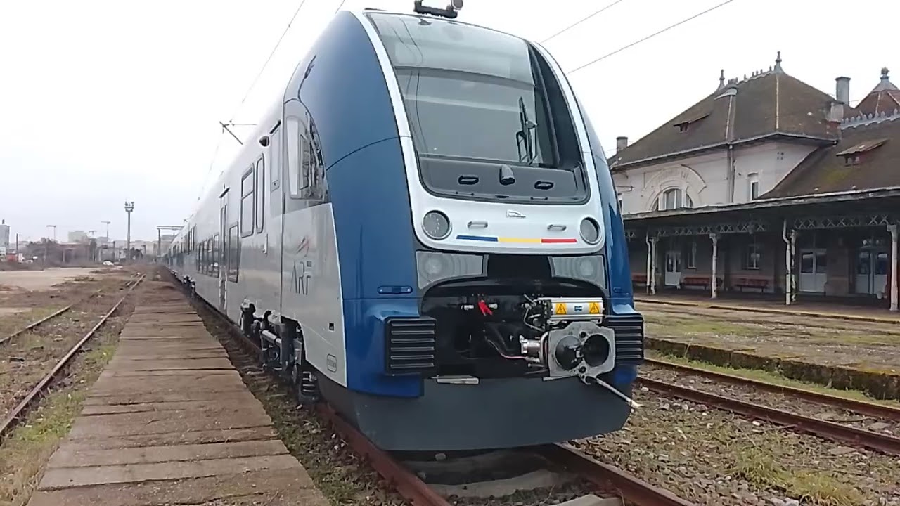 Ramele electrice PESA au venit din Polonia și sunt garate în stația  CFR Gara de Est București Obor 