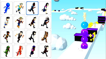 STACK RIDER ALL LEVELS  #65 ALL SKINS UNLOCKED ( IOS & ANDROID) GAMEPLAY WALKTHROUGH PART 3