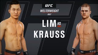 EA Sports UFC 3 - Hyun Gyu Lim vs Pascal Krauss - Gameplay (HD) [1080p60FPS]