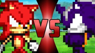 Fire Sonic V.S Darkspine Sonic