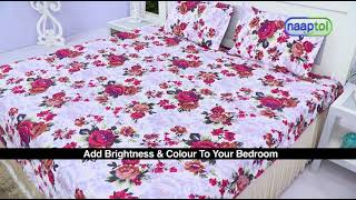 Pack of 8 Double Bedsheet Set 8BS4 N0LANG15SEC (Code:8932)