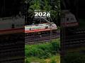 HAPPY NEW YEAR 2026 !! INDIAN RAILWAYS🚂 #railway #shorts