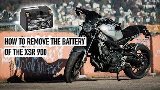 Yamaha XSR900 / MT-09 Battery Removal Tutorial / How to remove the battery