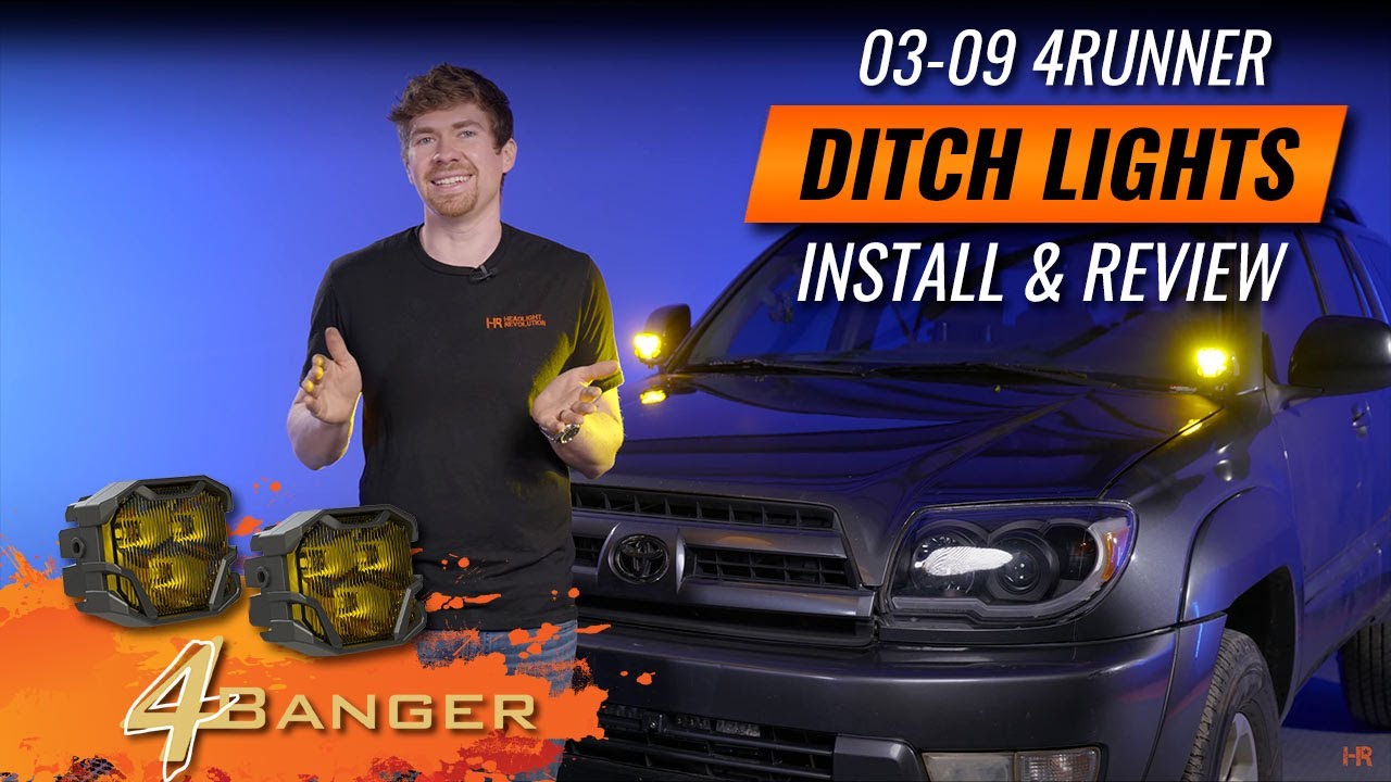 Morimoto 4Banger The BEST Ditch Lights for the 2003 - 2009 Toyota 4Runner | Headlight Revolution