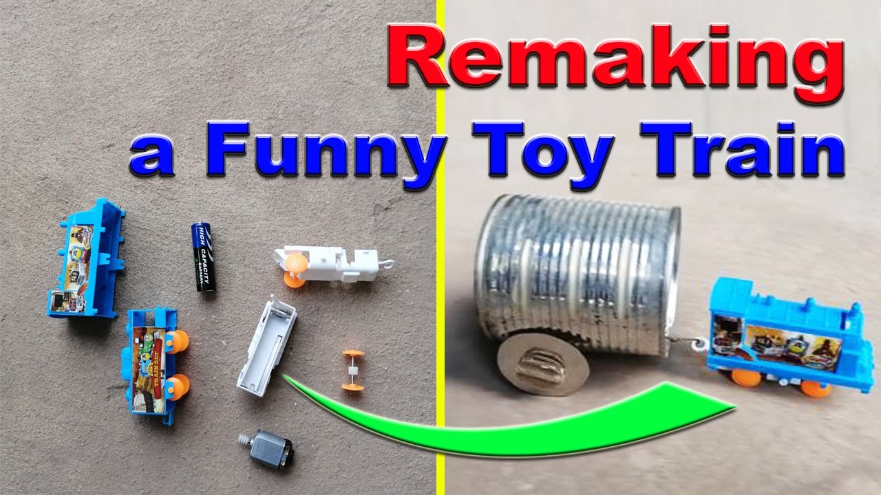 How to Remaking a Funny Toy Train| DIY Train Playing