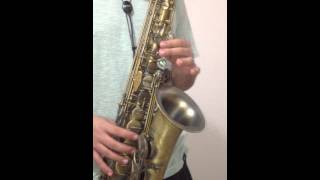 Roger Rocha testing Otto Link 6 Mouthpiece ,alto Saxophone P.mauriat system 76