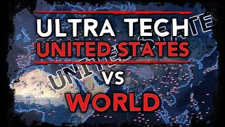 [HoI4] Ultra Tech USA vs World [WW2 AI Timelapse]