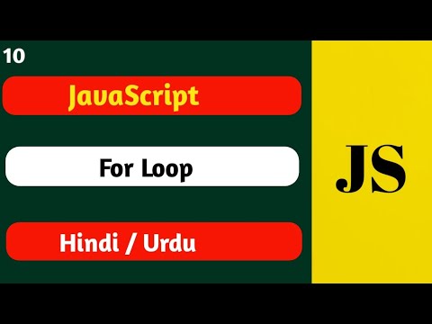 #10 for loop in javaScript in hindi/ urdu || why we use loop in ...