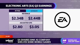 Electronic Arts stock sinks as the company delays, shelves game titles