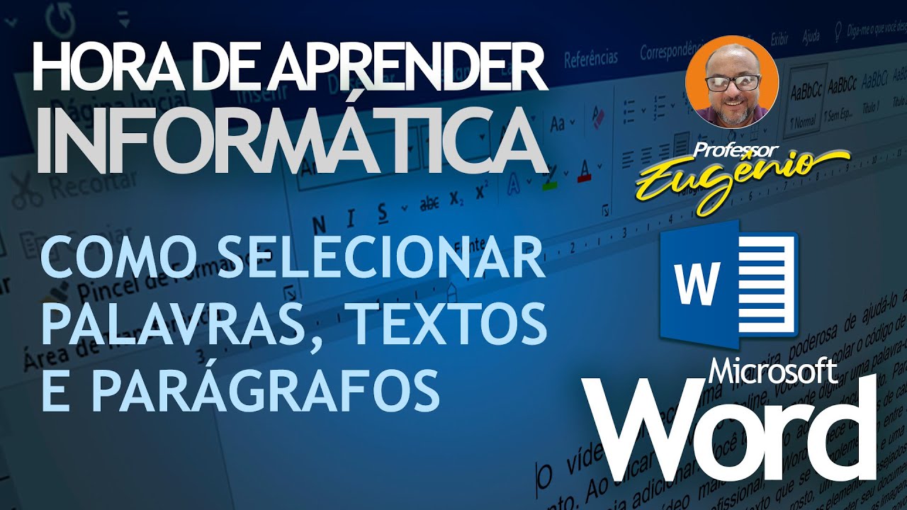 Word Texto COMO SELECIONAR TEXTO NO WORD - YouTube