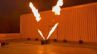 8-10m moving head flame machine