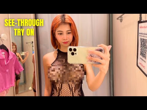 See-Through Try On Haul | Transparent Lingerie and Clothes | Try-On Haul At The Mall