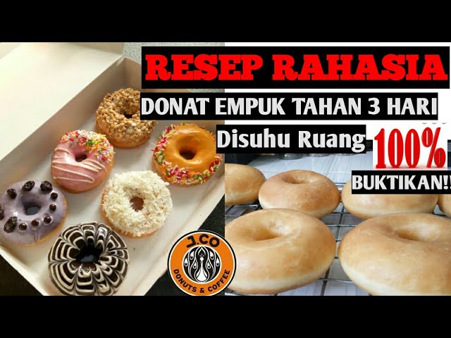 Resep Rahasia Donat Empuk Tahan 3 Hari Di Suhu Ruang Youtube