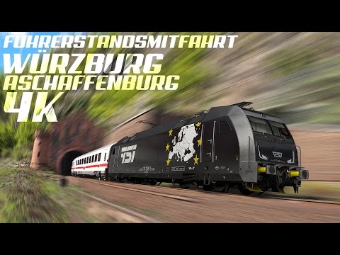 GoPro, Führerstandsmitfahrt Würzburg - Aschaffenburg, Spessart, 4K GoPro, Führerstandsmitfahrt Würzburg - Aschaffenburg, Spessart, 4K