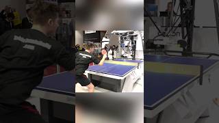 This table tennis robot beats 99.9% of the world's population 👀🤖 #tabletennis #shorts