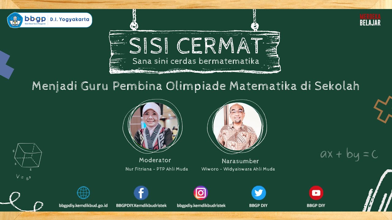 Sisi Cermat Episode 1: Menjadi Guru Pembina Olimpiade Matematika di Sekolah