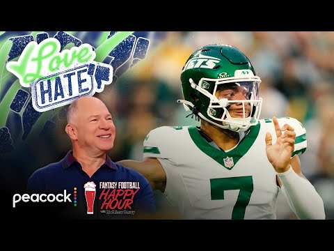 New York Jets' Justin Fields should be a 'top 10' QB | Fantasy Football Happy Hour | NFL on NBC