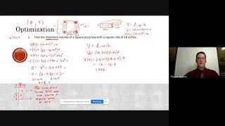 4.7 AP Calculus Optimization I