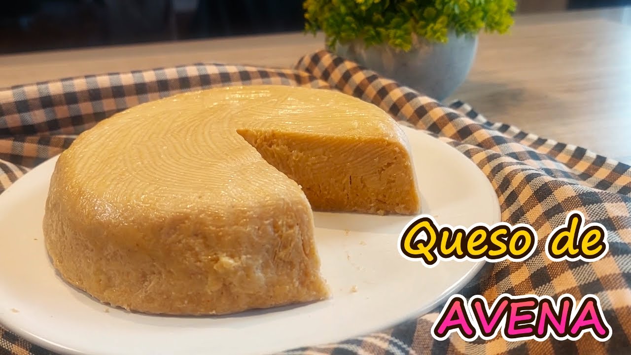 Queso de AVENA 100% vegetal. Una alternativa al queso tradicional!!!
