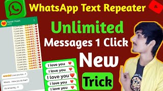 WhatsApp Text Repeater 2023| Send 1000 Whatsapp Messages in 1 click| Send Unlimited Messages 1 click screenshot 4
