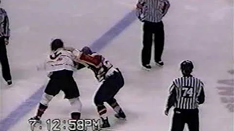 David Kaczowka vs Jason Spence ECHL Jan 8/05