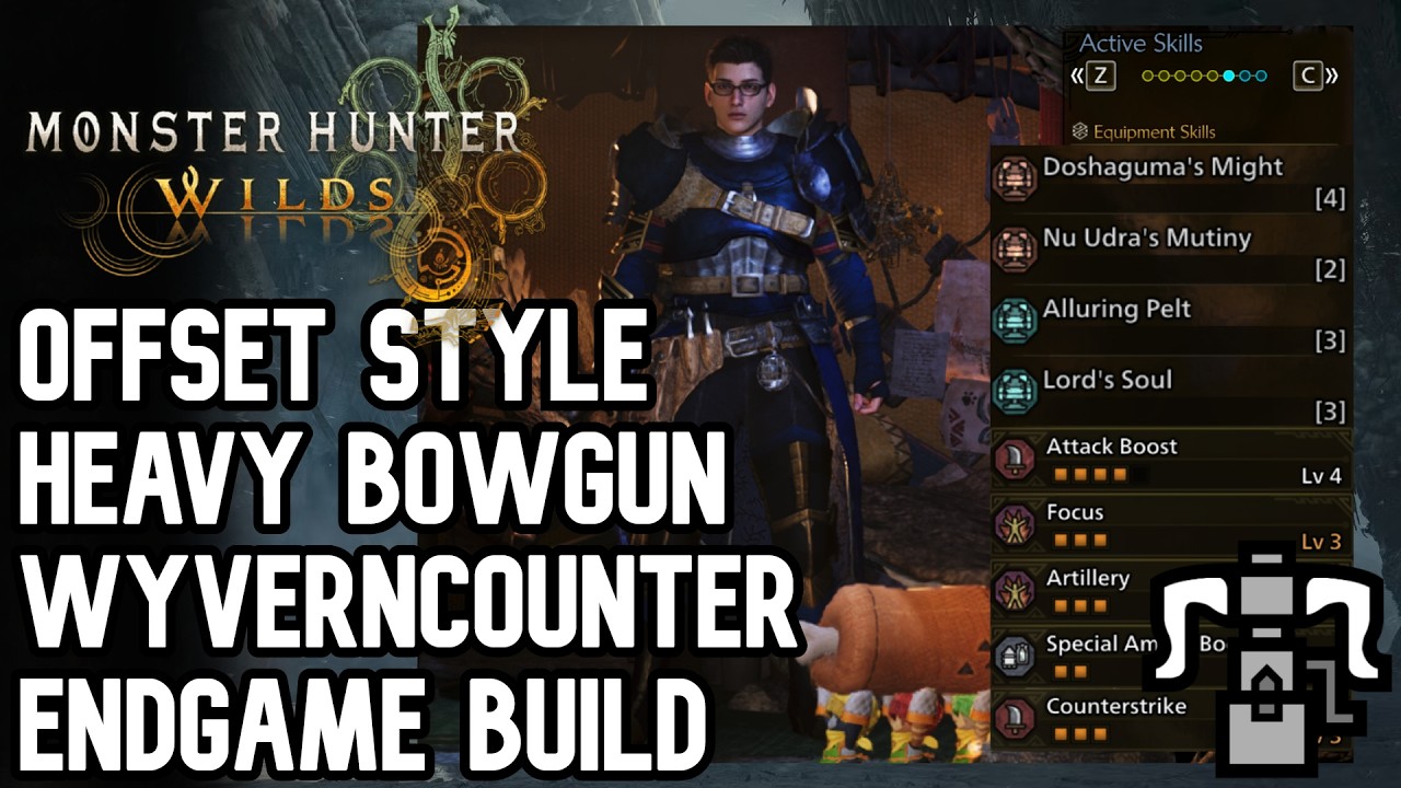 Monster Hunter Wilds | Offset Style Wyverncounter Heavy Bowgun Build | モンスターハンターワイルズ