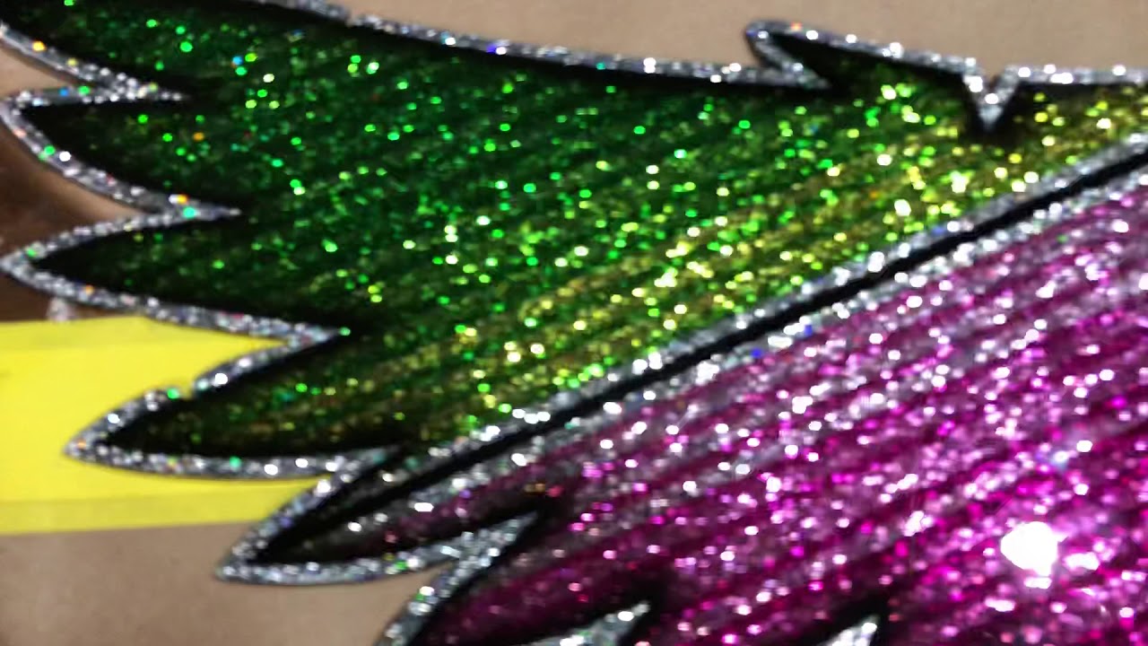 Paint or die piece. Chrome metal flake over black base. YouTube