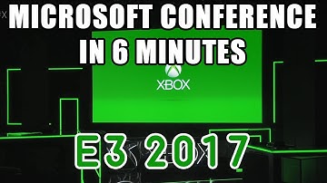E3 2017 | MICROSOFT CONFERENCE IN A NUTSHELL