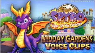 All Midday Gardens Voice Clips • Spyro 3 Year of the Dragon • Voice Lines