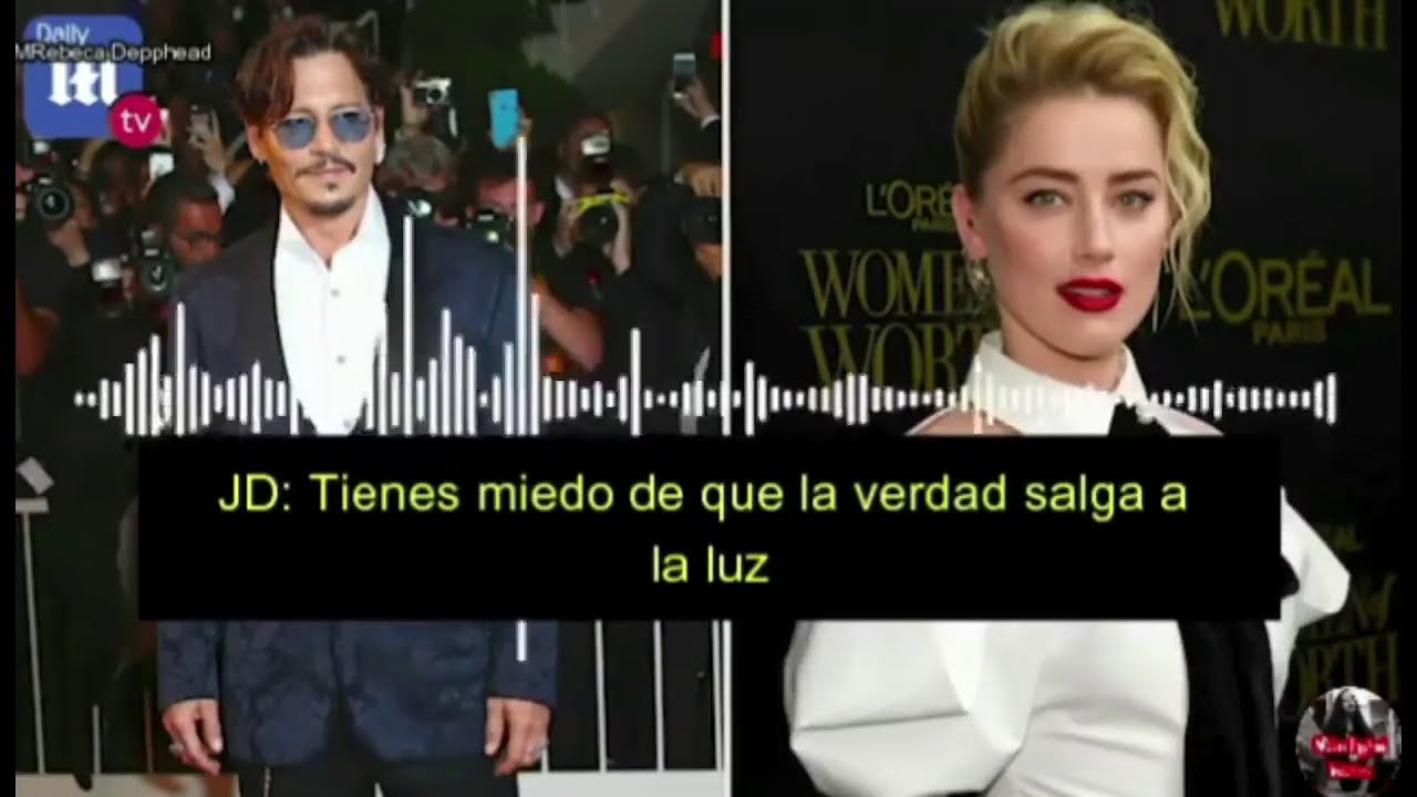 Johnny Depp y Amber Heard - Audio que demuestra que ella le maltrataba
