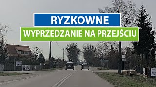 Wyprzedzenie na przejściu i skrzyżowaniu