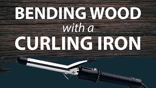 Bending Wood With A Curling Iron - Box Guitar Builds