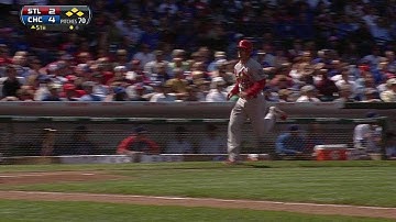 STL@CHC: Beltran rips an RBI single to left field