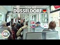 Amazing Tram Ride in Germany 4K (Düsseldorf City, STR 701), Cloudy Day 2022 - Tram and City Sounds