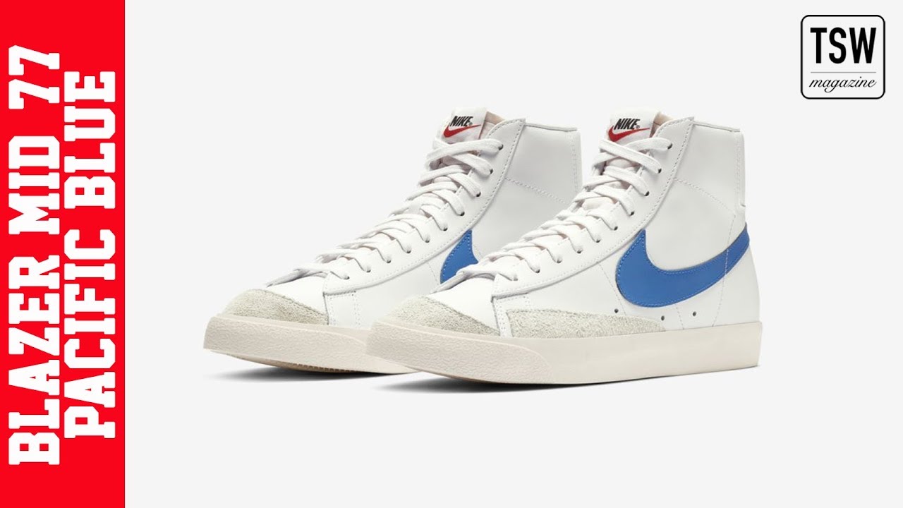 nike mid blazer 77 pacific blue