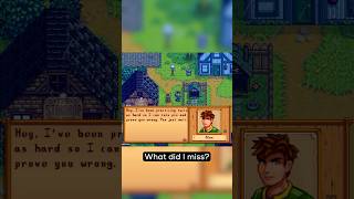 Dialogue glitch #stardewvalley #alex #confused