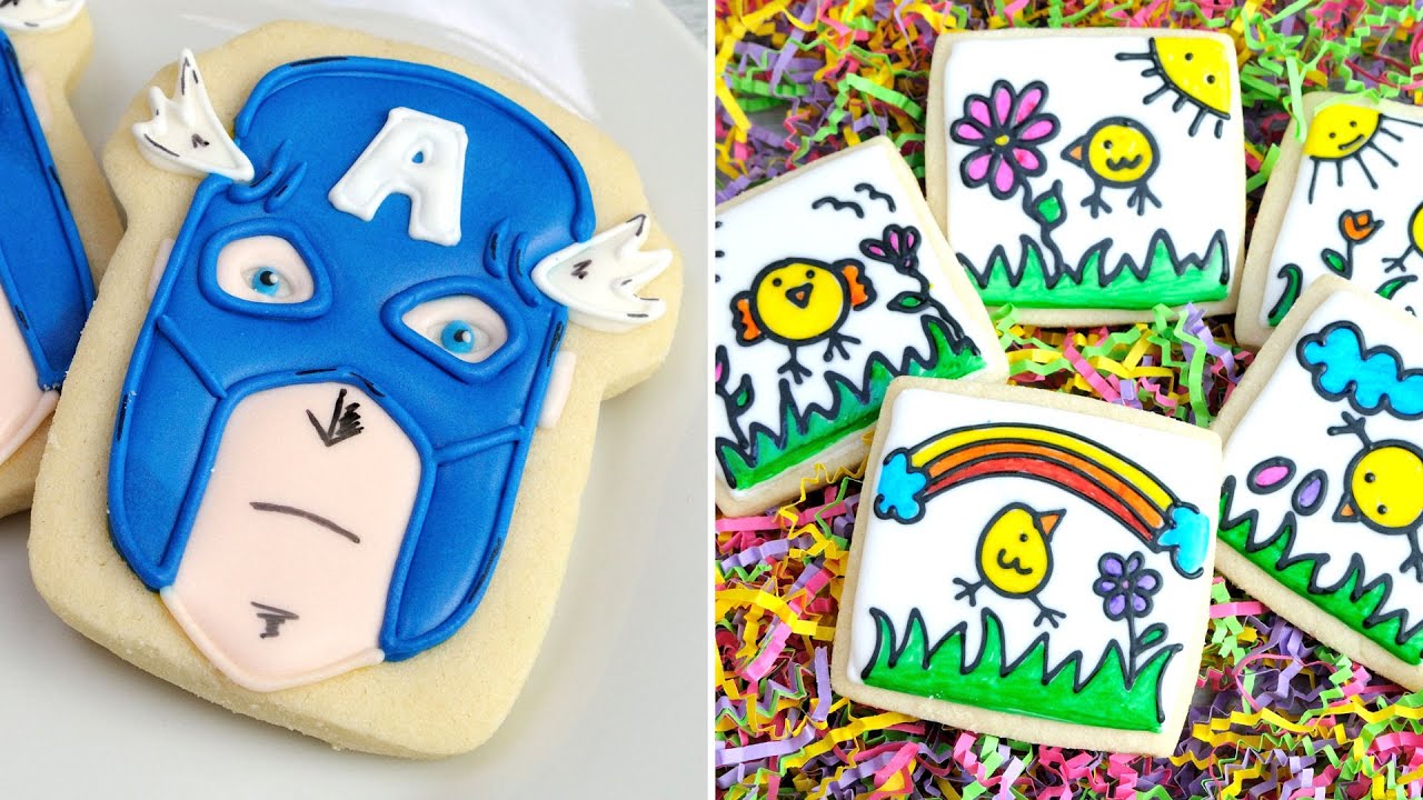 CUTE DECORATED COOKIE DESIGNS Compilation YouTube