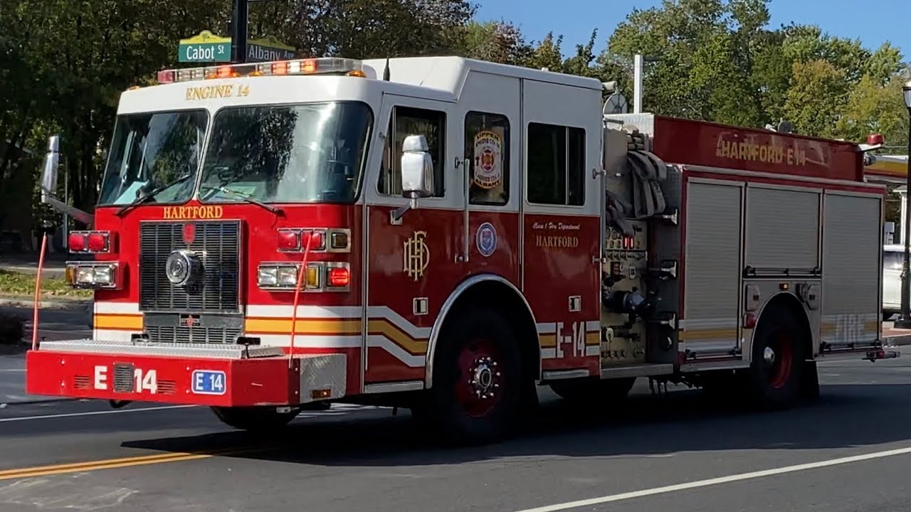 Hartford Fire Department Engine 14 Responding - YouTube