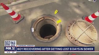 Boy recovering after getting lost in sewer for 8 days