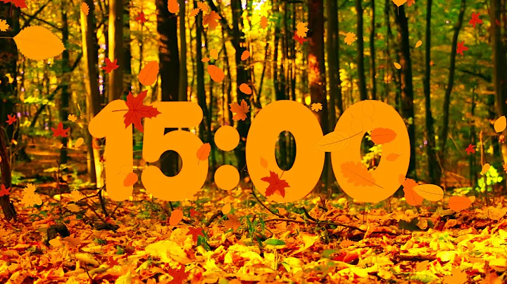 15 Minute Beautiful Fall Leaves Countdown | 🍂