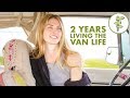 Van Life - Young Woman Living in a Van as Full-Time Tiny Home