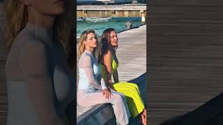 Michelle Hunziker E Ilary Blasi Insieme Al Mare