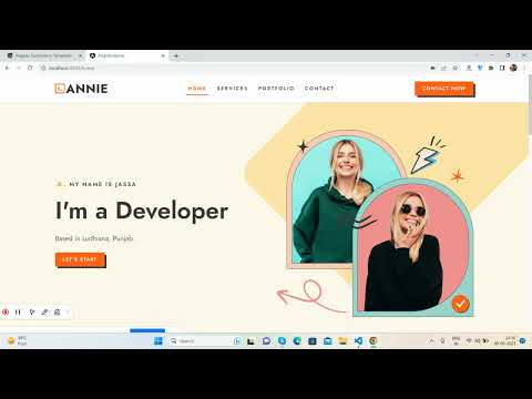 Create Personal Portfolio Website in Angular 16