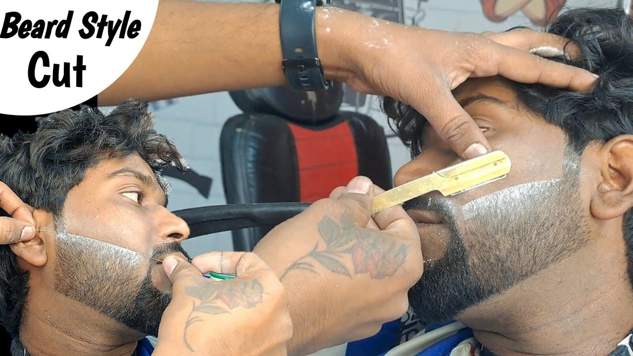 L Shape Beard Style Cut For Men's  | दाढ़ी सेटिंग करने का असान तरीका